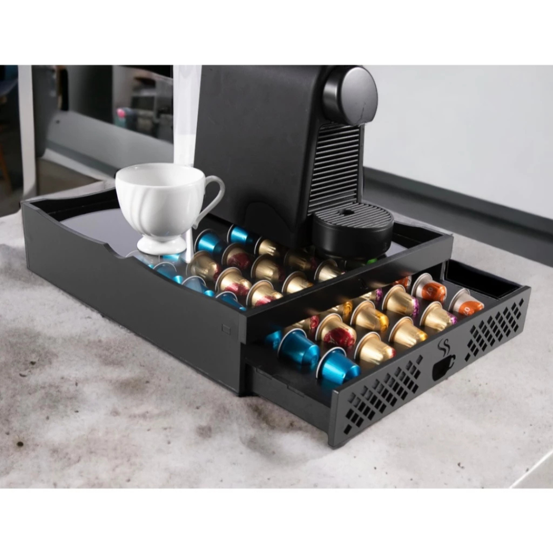 Porta Capsulas de Café com 35 Cápsulas Grátis