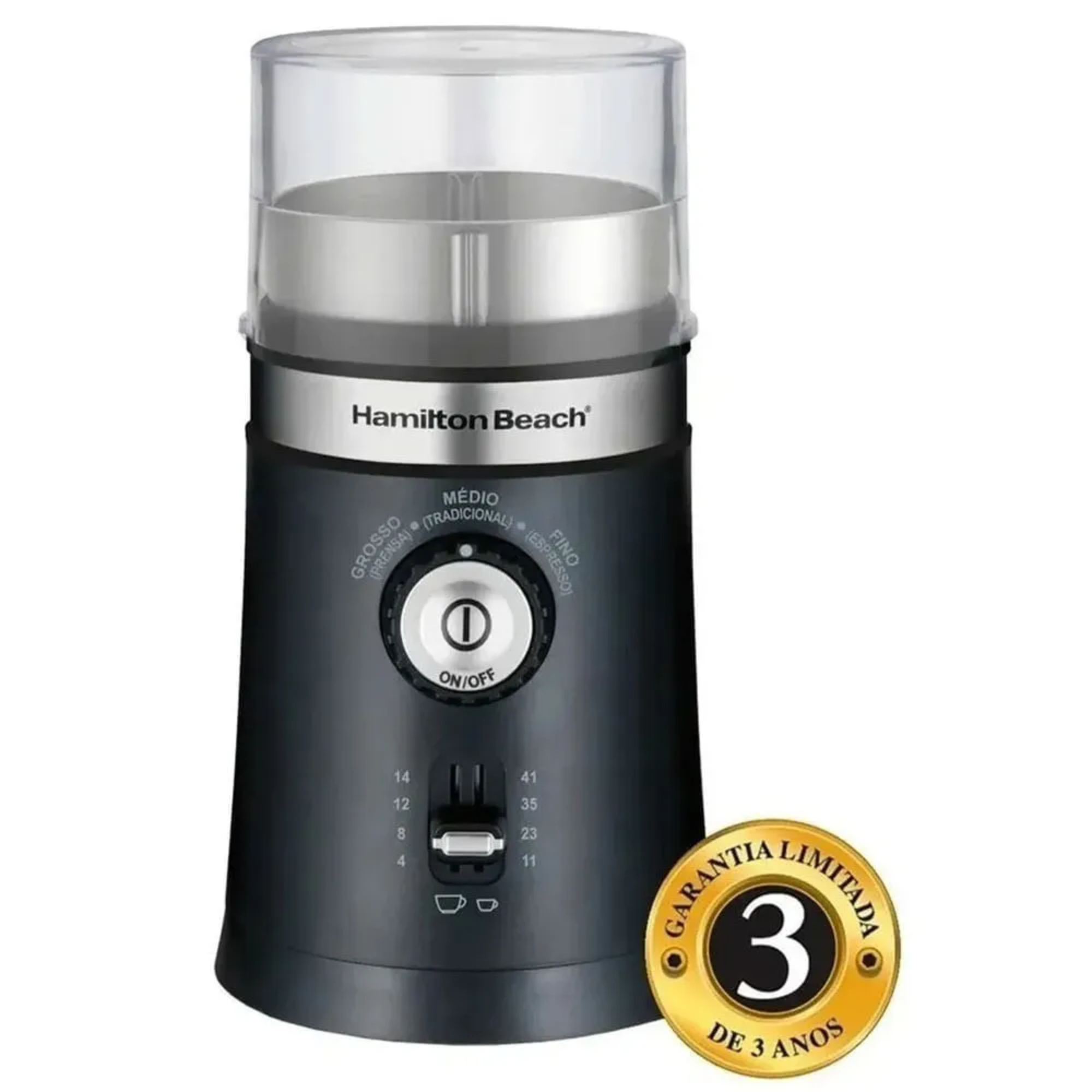 Moedor De Café Hamilton Beach Ajustável - 127V