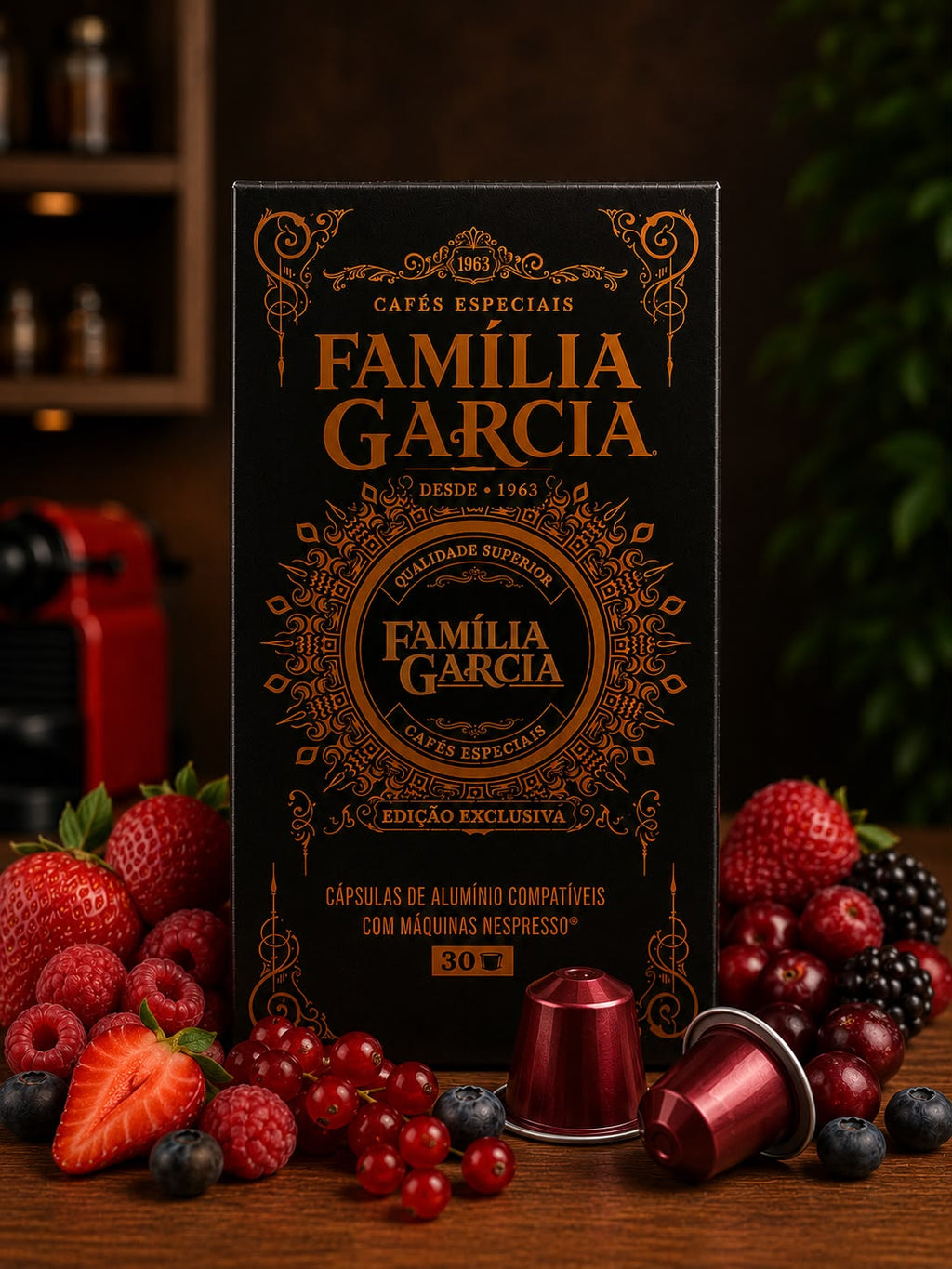 Cápsulas de Café Especial Frutas Vermelhas